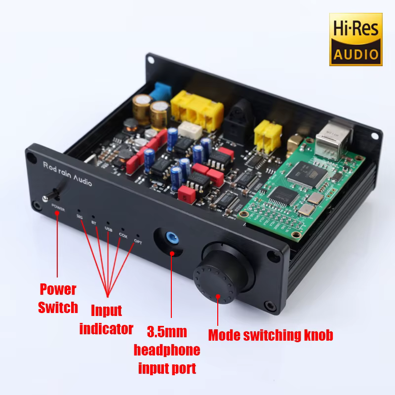 DAC Bluetooth 5.1 HiFi LDAC – Amplificador Auriculares PCM1794 QCC5125