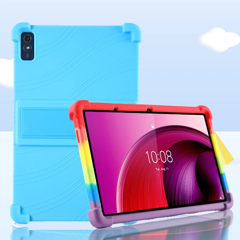 Funda blanda con soporte para Lenovo M10 5G TB-360FU K10 Pro 5G 226XC 360ZU M9 310FU Y700 2023 M8 4. a generación 300fu 8705 8505 E10 X104