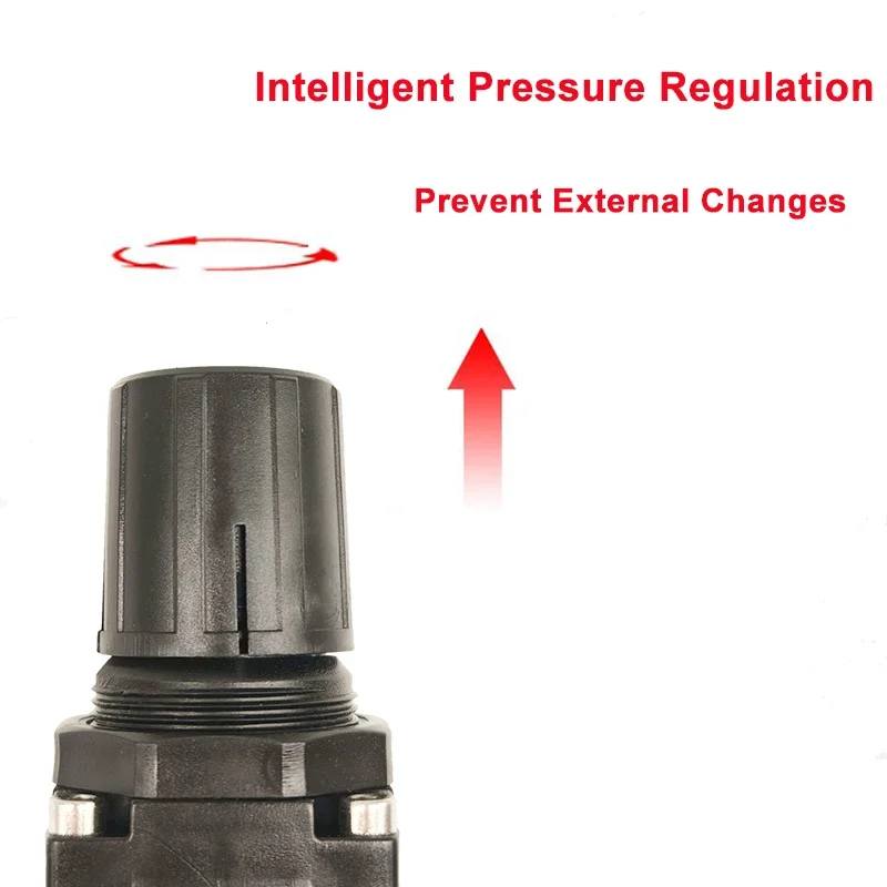 Regulador de presión de aire neumático AW2000-02 AW3000-03 AW4000-04 Separador de aceite Compresor de drenaje automático Controlador de filtro de aire - imagen 2