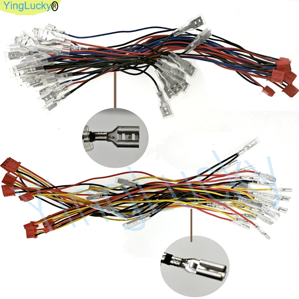 Cable de luz de botón ArcadeLED, 10 piezas, interfaz de 3 pines, 2,8mm, 6,3mm, cable de puerto de terminal, cable de botón LED - imagen 2