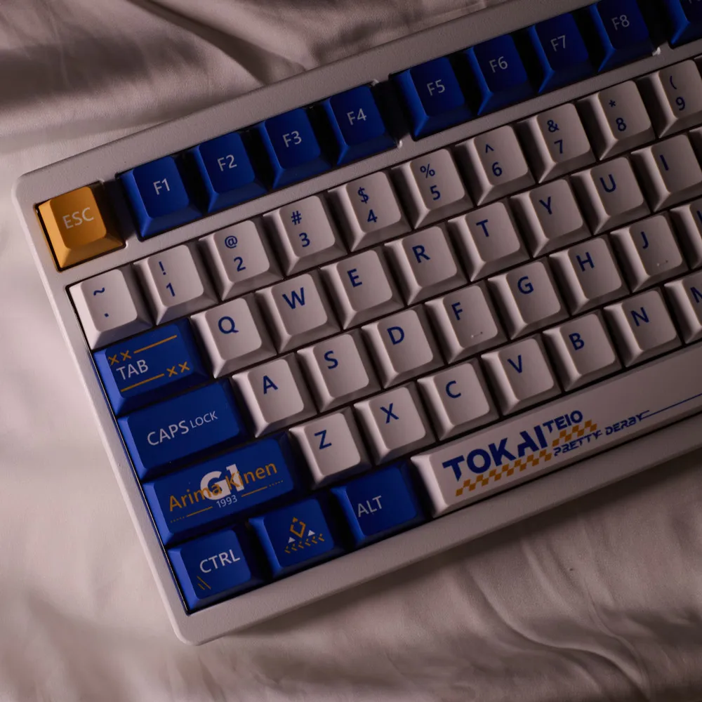 Tokai Teio-Juego de teclas Cherry Profile, 142 teclas, sublimación de tinte PBT, teclas de Anime para interruptores Mx, Teclado mecánico para jugar - imagen 4