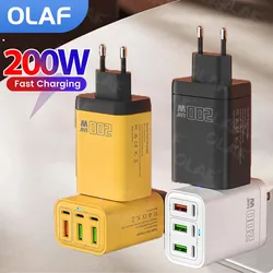 Cargador de Pared USB-C PD Carga Rápida iPhone Xiaomi Samsung
