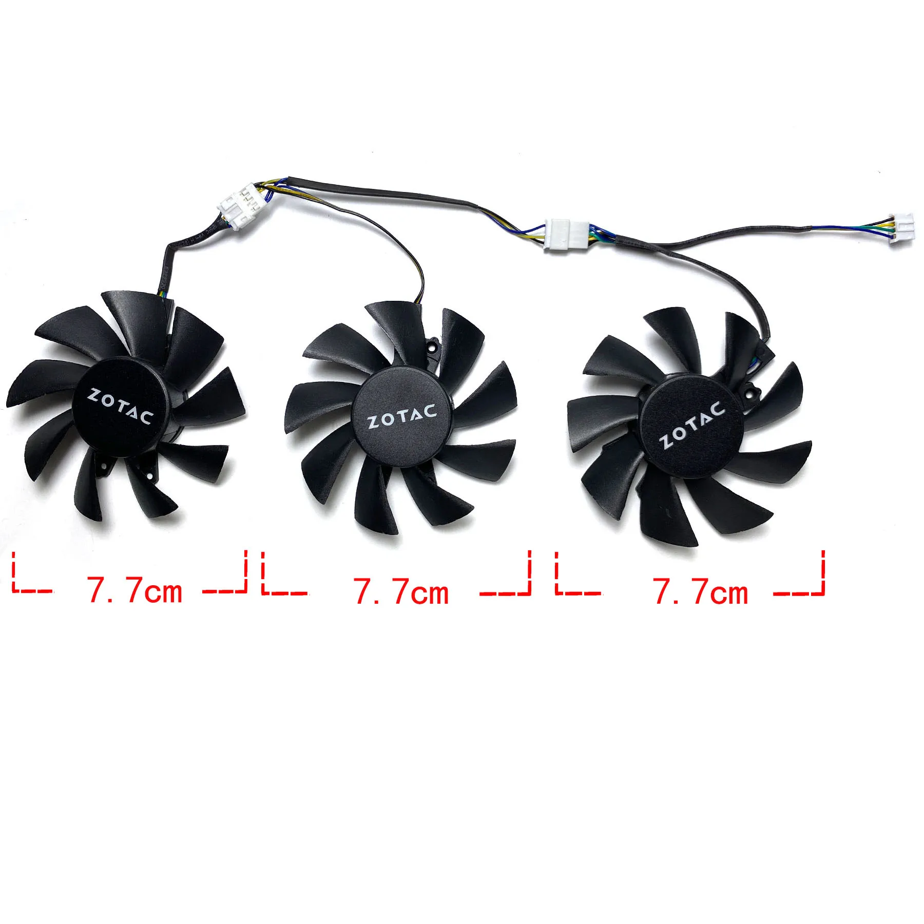 Ventilador de repuesto para tarjeta gráfica ZOTAC GeForce GTX1660 1660ti RTX2060 2060 SUPER Thunderbolt OC HA, nuevo - imagen 2