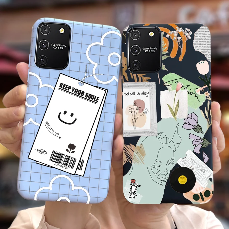 Para Samsung Galaxy S10 Lite funda SM-G770F arte de lujo pintado cubierta suave TPU funda de teléfono para Samsung S10 Lite S10Lite Fundas Coque - imagen 3