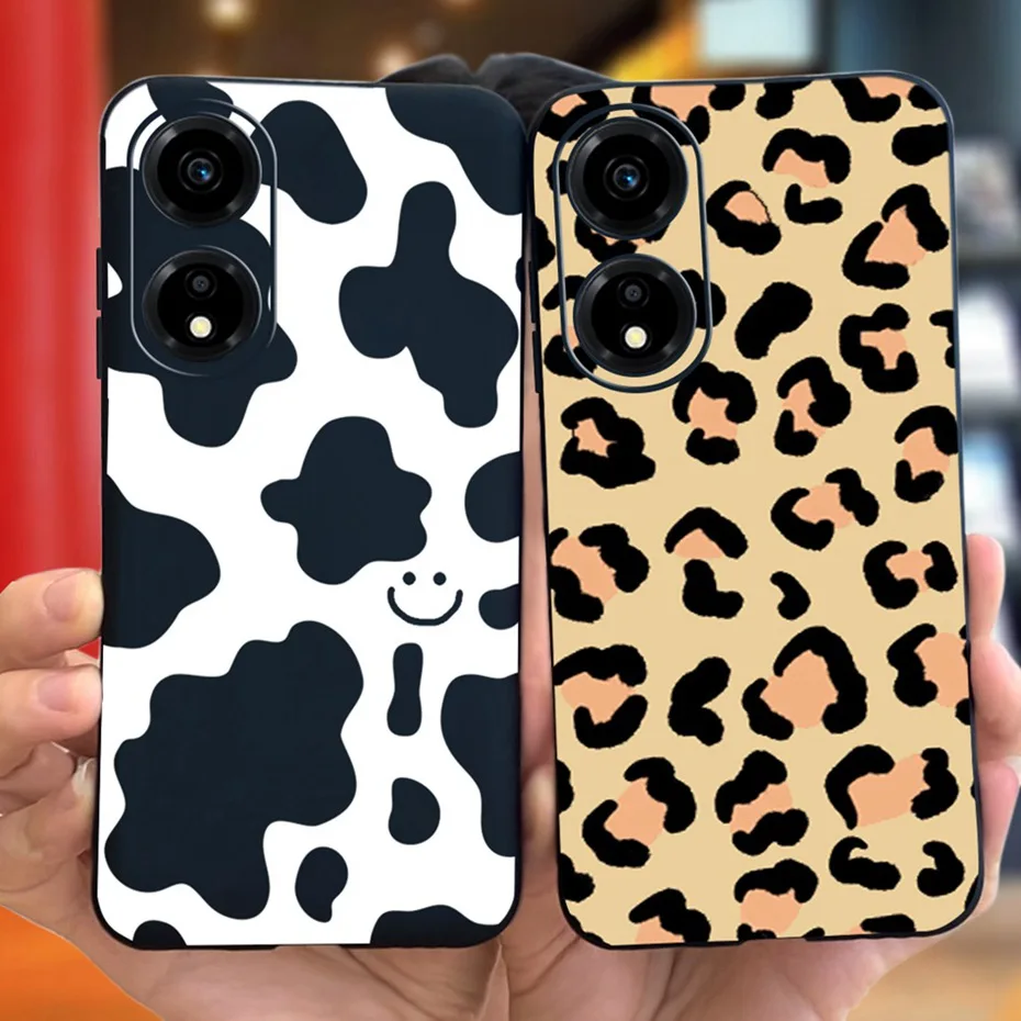 Funda de goma con estampado para Honor X5 Plus, carcasa de silicona suave TPU a la moda para Honor X5 Plus, WOD-LX1 WOD-LX2, 2023 - imagen 3