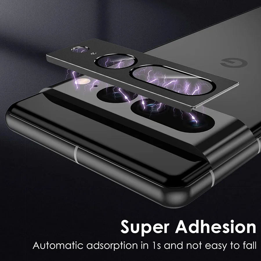 Protector de lente de cámara 9H para Google Pixel 8 8A 8Pro 7Pro, cubierta de lente de cámara amigable, vidrio templado, Google Pixel 7A 7 7Pro - imagen 4