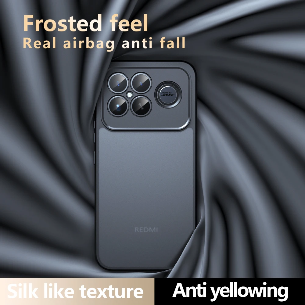 Para Poco F8 Ultra Frosted Funda Poco F8 Ultra Funda Coque mate transparente PC a prueba de golpes parachoques de teléfono Poco F8 Ultra - imagen 5