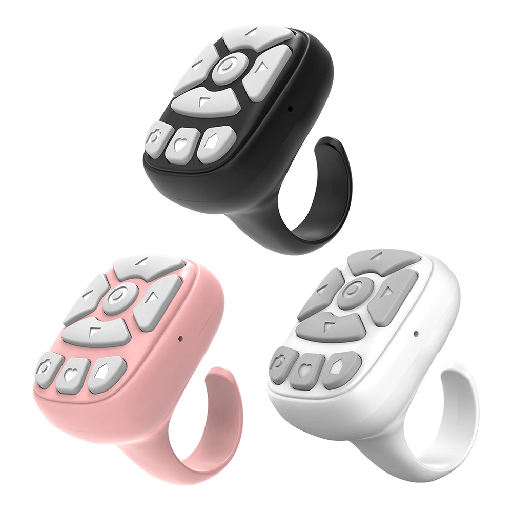 Mini mando a distancia para teléfono móvil, Compatible con Bluetooth, girador de página de libro electrónico para TIK Tok, anillo de desplazamiento para Xiaomi y Apple