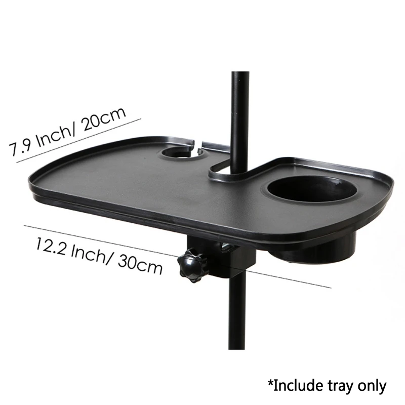 Soporte micrófono ajustable M2EC multifuncional para artículos pequeños, estante soporte portátil, bandeja para tarjeta sonido