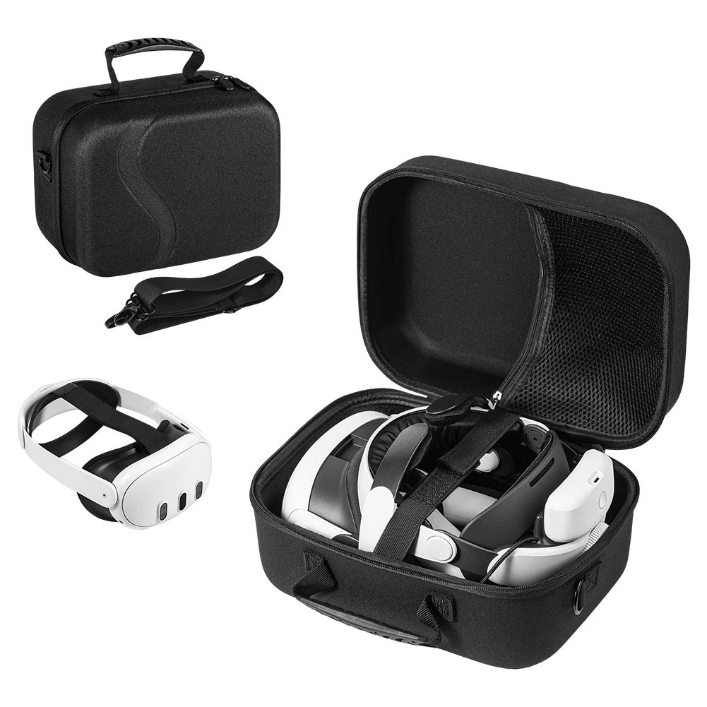 Carrying Case for Meta Quest 3 for BOBOVR M3 PRO Elite Strap Protective Bag Hard Shell Case for Travel and Storage - imagen 4