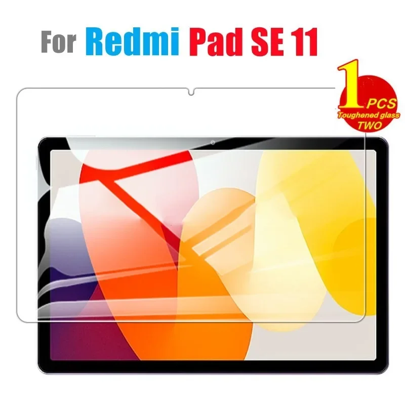 Funda de vidrio templado para Xiaomi Redmi Pad SE, Protector de pantalla de 11 pulgadas, 2023, película protectora, 11 pulgadas - imagen 2
