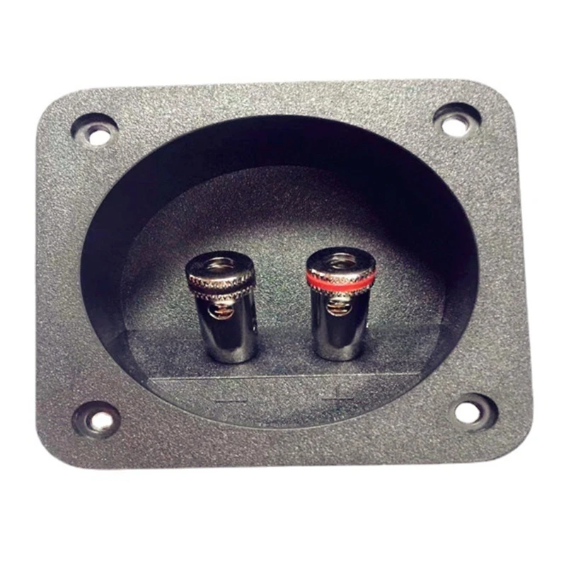 Conectores de copa de tornillo estéreo para coche, enchufes de subwoofer, caja de altavoz de 2 vías, Terminal de encuadernación, caja de conexiones de altavoz, Panel trasero, bricolaje