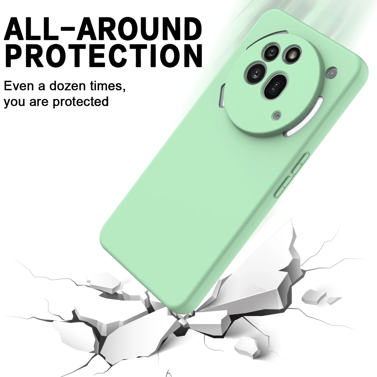 Funda de silicona para Nothing Phone 3A Pro, funda anticaída suave ultrafina con sensación de piel para Nothing Phone 3A Pro, parachoques a prueba de golpes - imagen 5