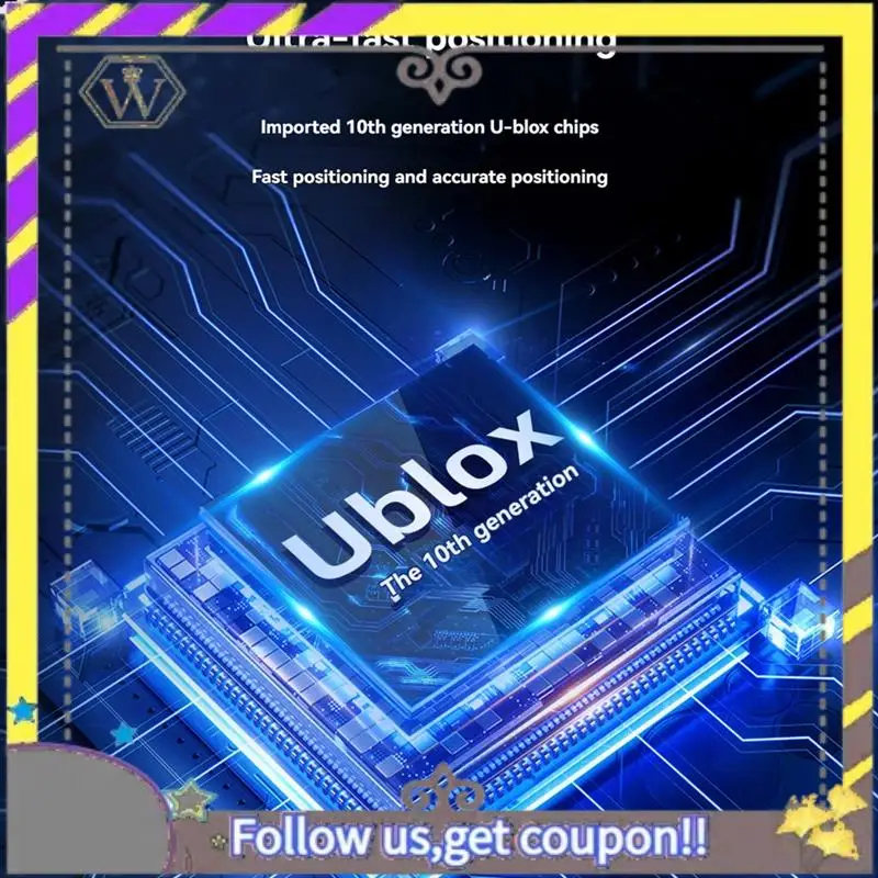 MINI módulo GPS AU33-M100, antena integrada, Chip UBLOX, posicionamiento de tres modos, 3,3 V-5V para Dron RC FPV