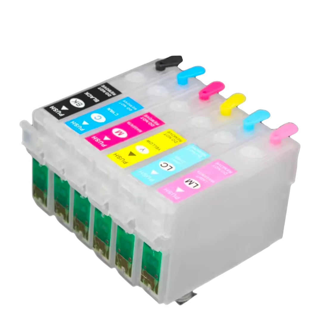 Cartucho de tinta recargable T0791 T0792 T0793 T0794 T0795 T0796 para impresora Epson 1400 PX700W PX800FW P50 PX830FWD 1430