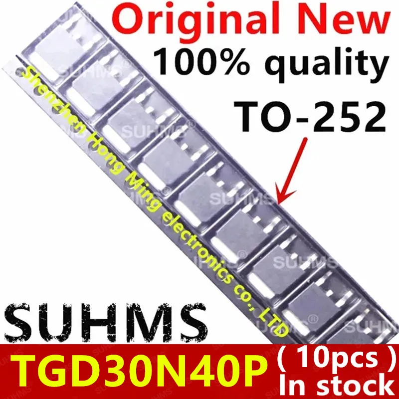 (10 piezas) 100% nuevo TGD30N40P TGD30N40 TGD 30N40 TO-252 Chipset
