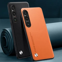 Funda cuero PU Sony Xperia 1/5/10/1 IV – Protección anticaídas