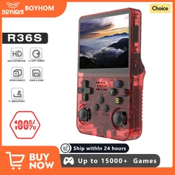 Consola portátil retro Linux Roja con pantalla IPS
