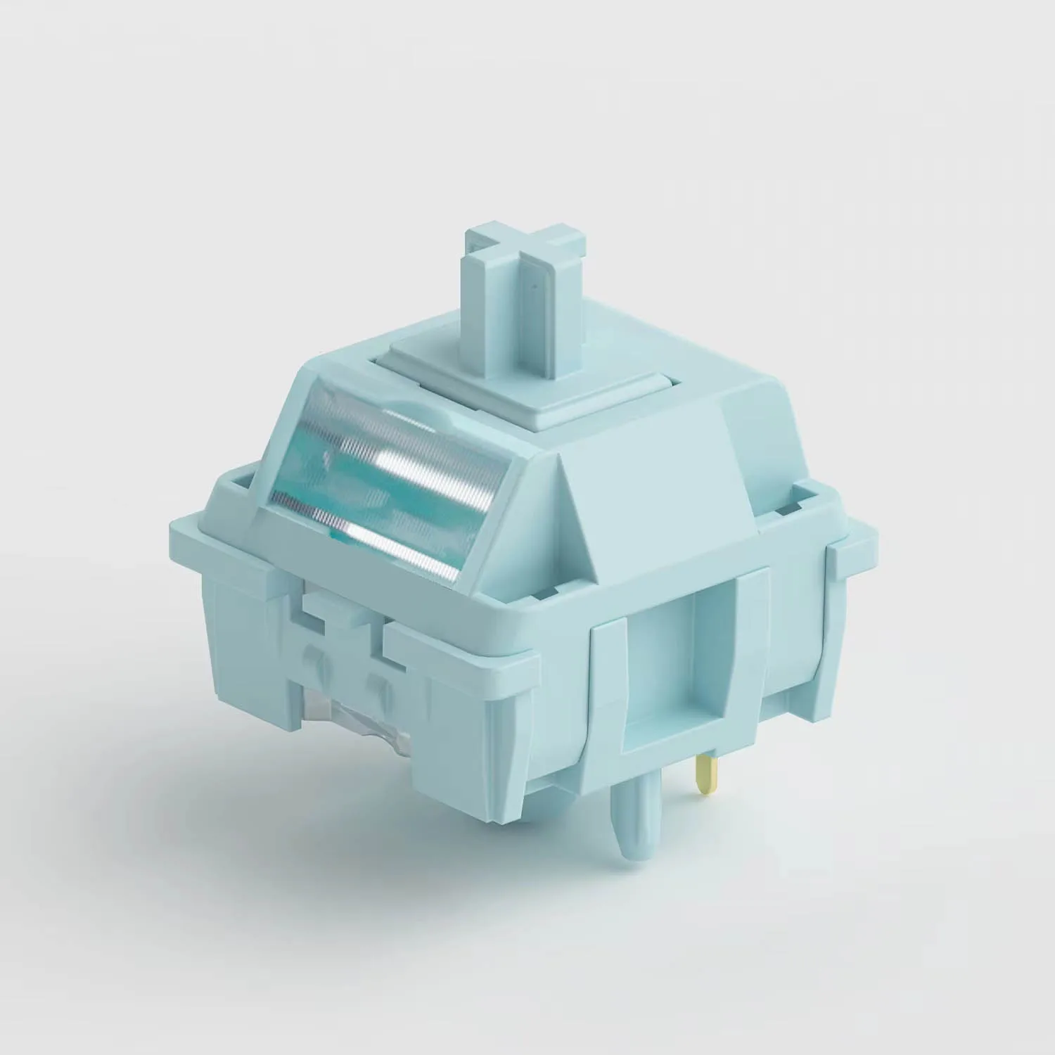 MMD-interruptor azul silencioso más allá de la marca KTT, 5 pines, 43g, Teclado mecánico lineal, interruptores personalizados, Kits de intercambio en caliente, interruptor lubricado