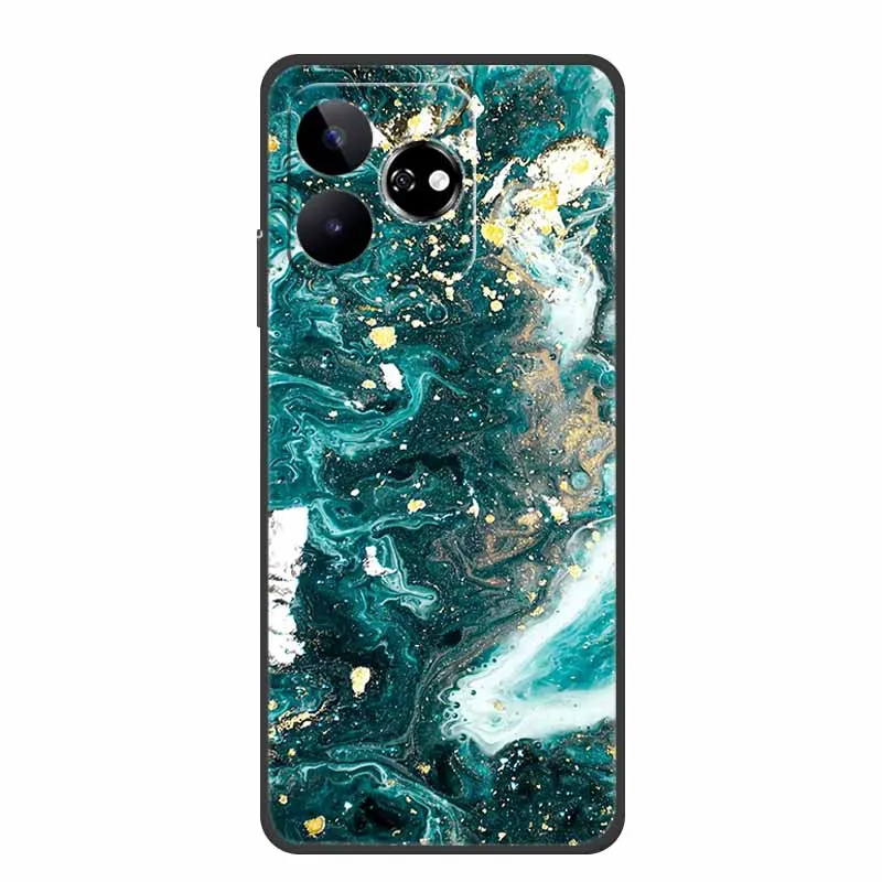 Funda de silicona suave para ZTE Blade V60, carcasa trasera de TPU de mármol de 6,72 pulgadas, Protector para ZTE Axon 60 4G, bonita Mica pintada, etui - imagen 2