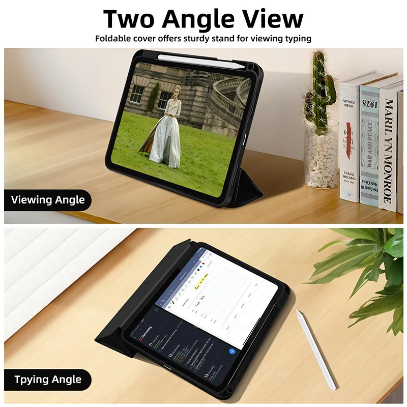 Para iPad A16 11th 10th 9th 8th Air 4th 5th Gen 10,9 pulgadas Funda con portalápices iPad Pro 11 12,9 13 pulgadas Tablet Funda - imagen 5