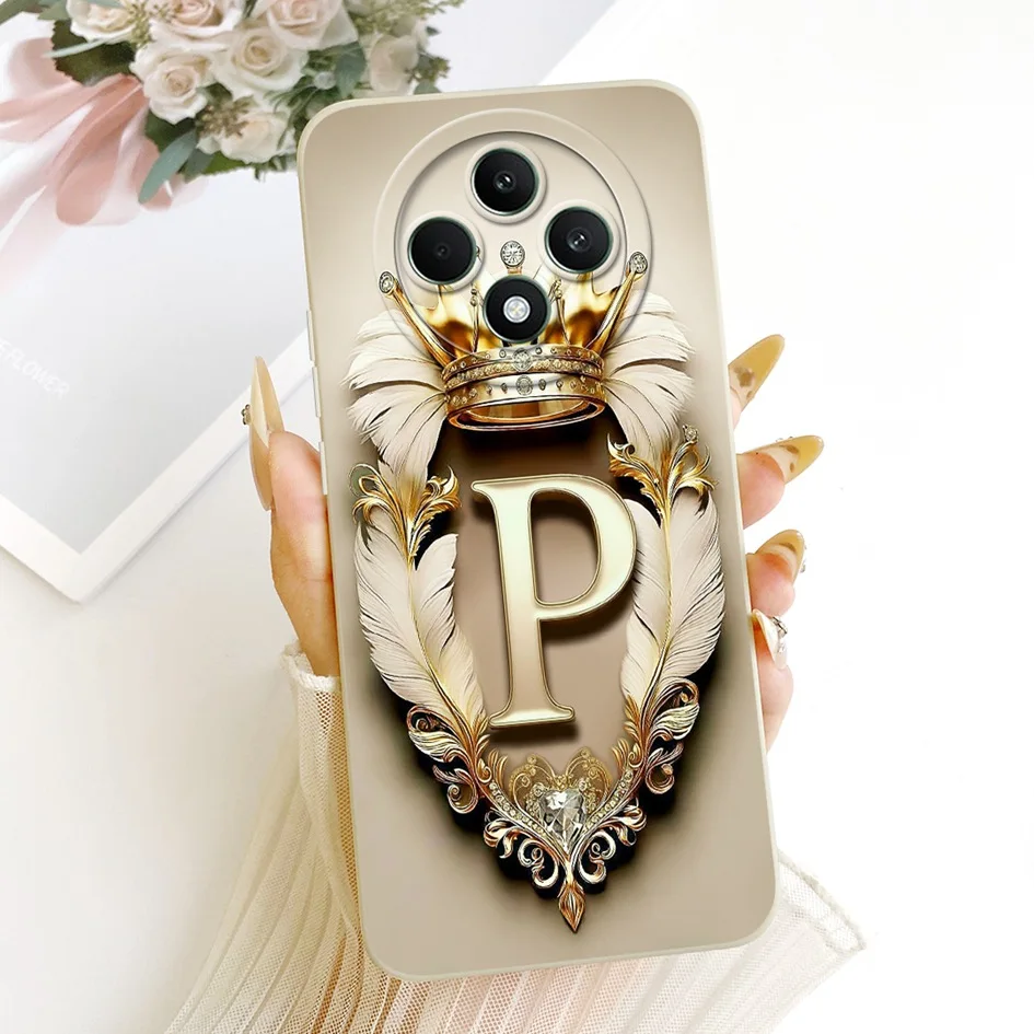 Para Oppo Reno 12F 4G funda CPH2687 lindas letras corona cubierta fundas de silicona suave para Oppo Reno12 F Reno 12 FS Reno12F F27 5G Shell - imagen 4