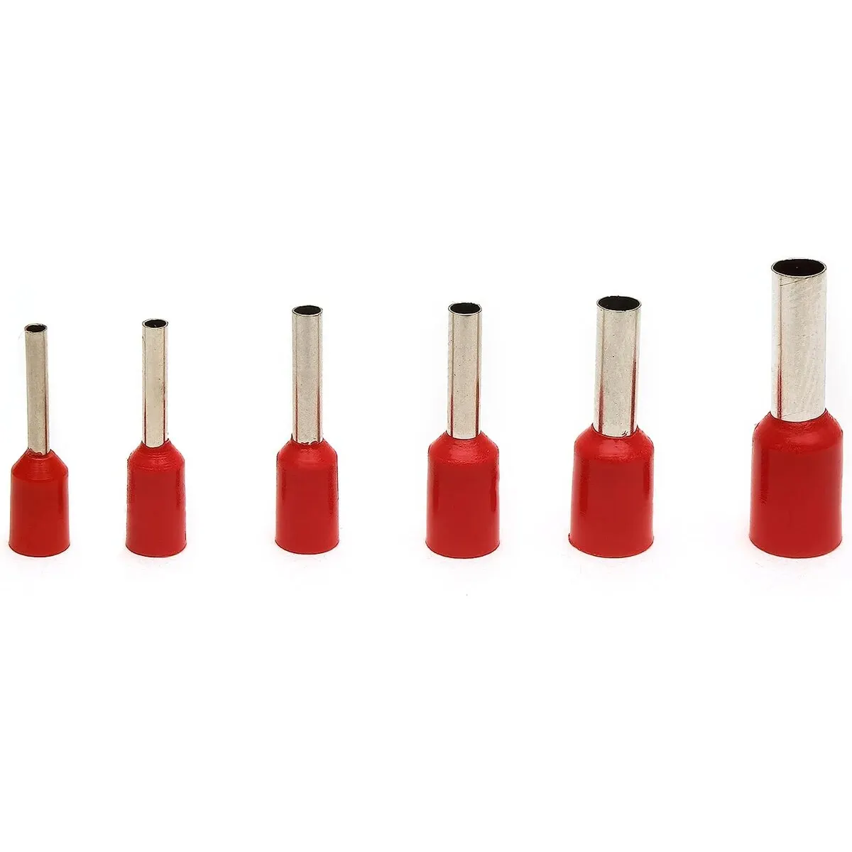 Kit de casquillos de cable piezas, Conector de crimpado de casquillos de Terminal de cable aislado, Terminal de Pin E0508/E7508/E1008/E1508/E2508, 500 - imagen 2