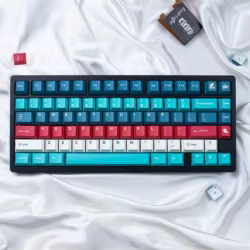 Motosuko Lake Keycaps Cherry Profile PBT sublimación MX para mecánico