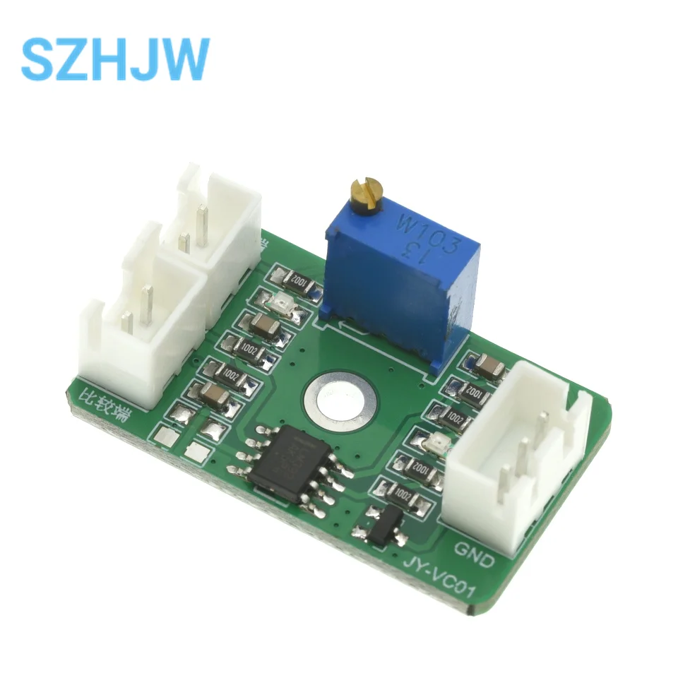 1 unidad LM393 módulo comparador de voltaje analógico dispositivo comparador Control de alto nivel de salida LED indicación - imagen 4