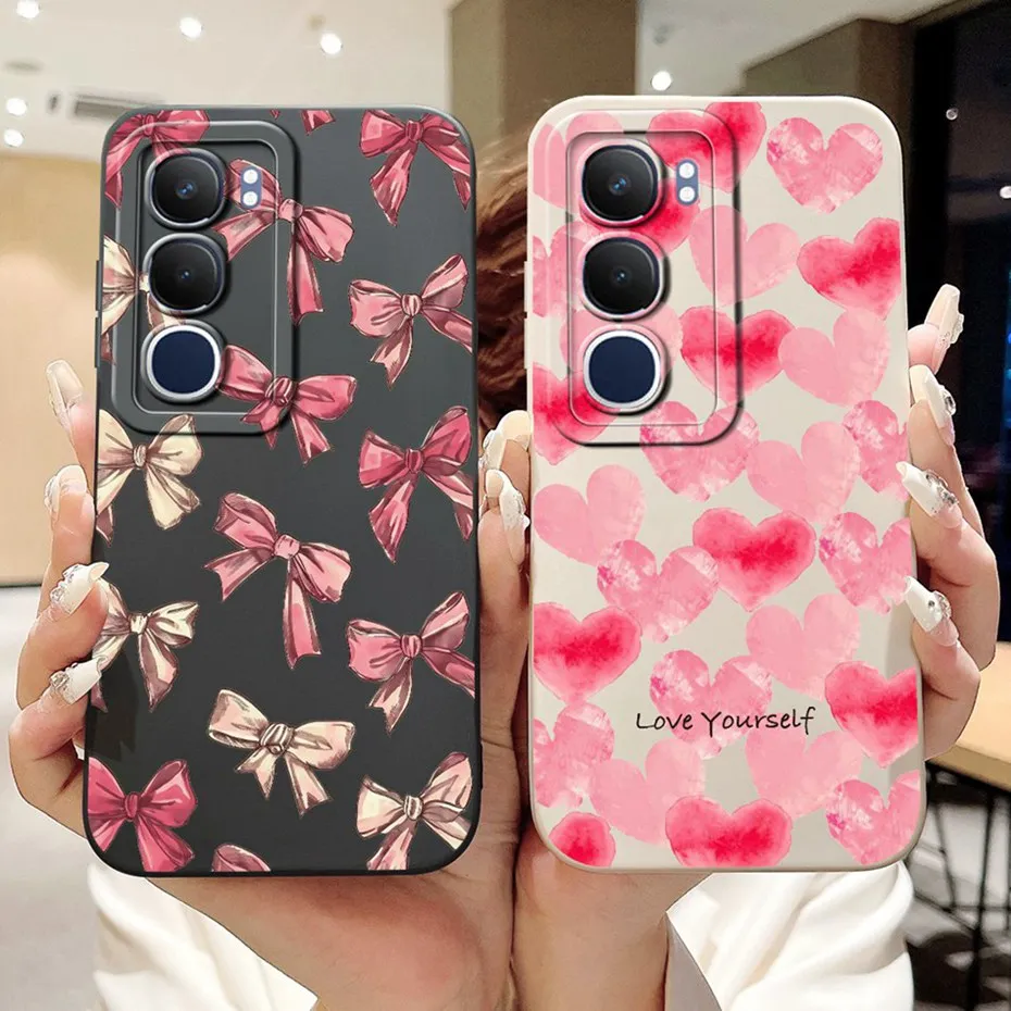 Hermosa funda de teléfono con pintura Floral para Vivo Y19s, funda de silicona suave a prueba de golpes para Vivo Y19S V2419