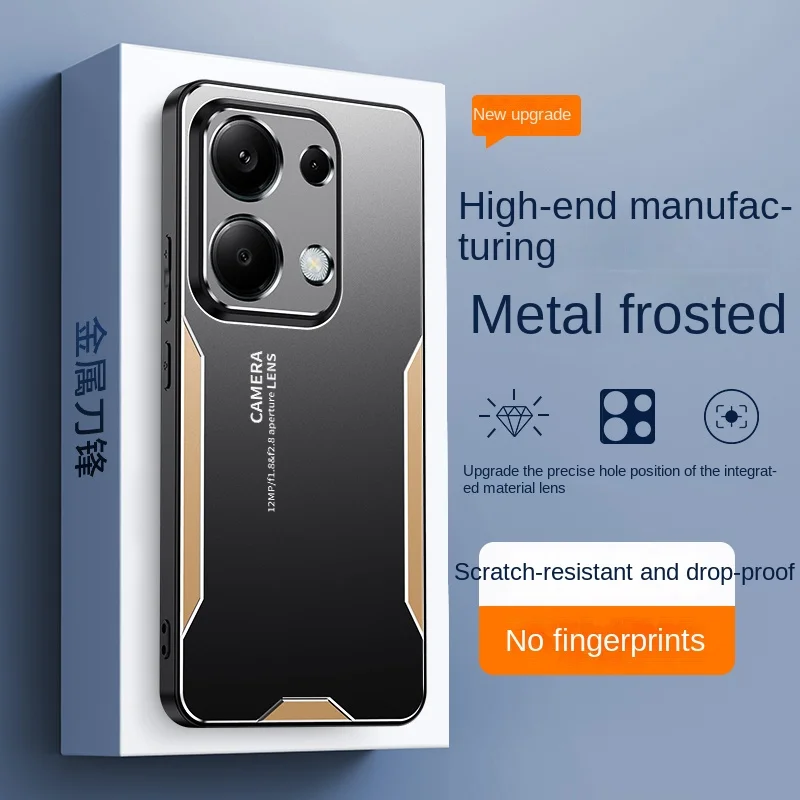 Para Xiaomi Redmi Note 13 Pro 4G funda dura de aleación de aluminio + PC funda protectora trasera a prueba de golpes para Redmi Note 13 Pro Plus - imagen 2