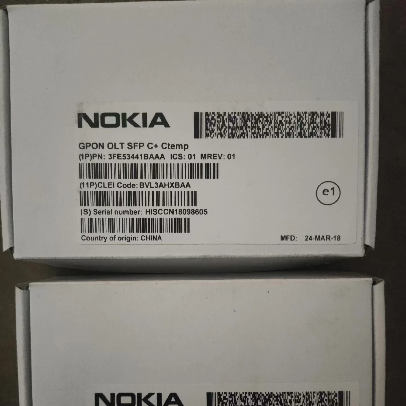 Alcatel-lucent NOKIA 3FE53441BA 3FE53441BC módulo óptico GPON OLT SFP C + módulo de fibra - imagen 3