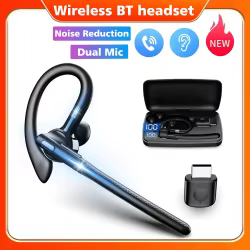 Auriculares Bluetooth con micrófono y cancelación de ruido
