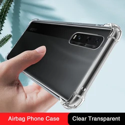 Funda Transparente OPPO Find X2 Pro – Silicona Flexible Antigolpes