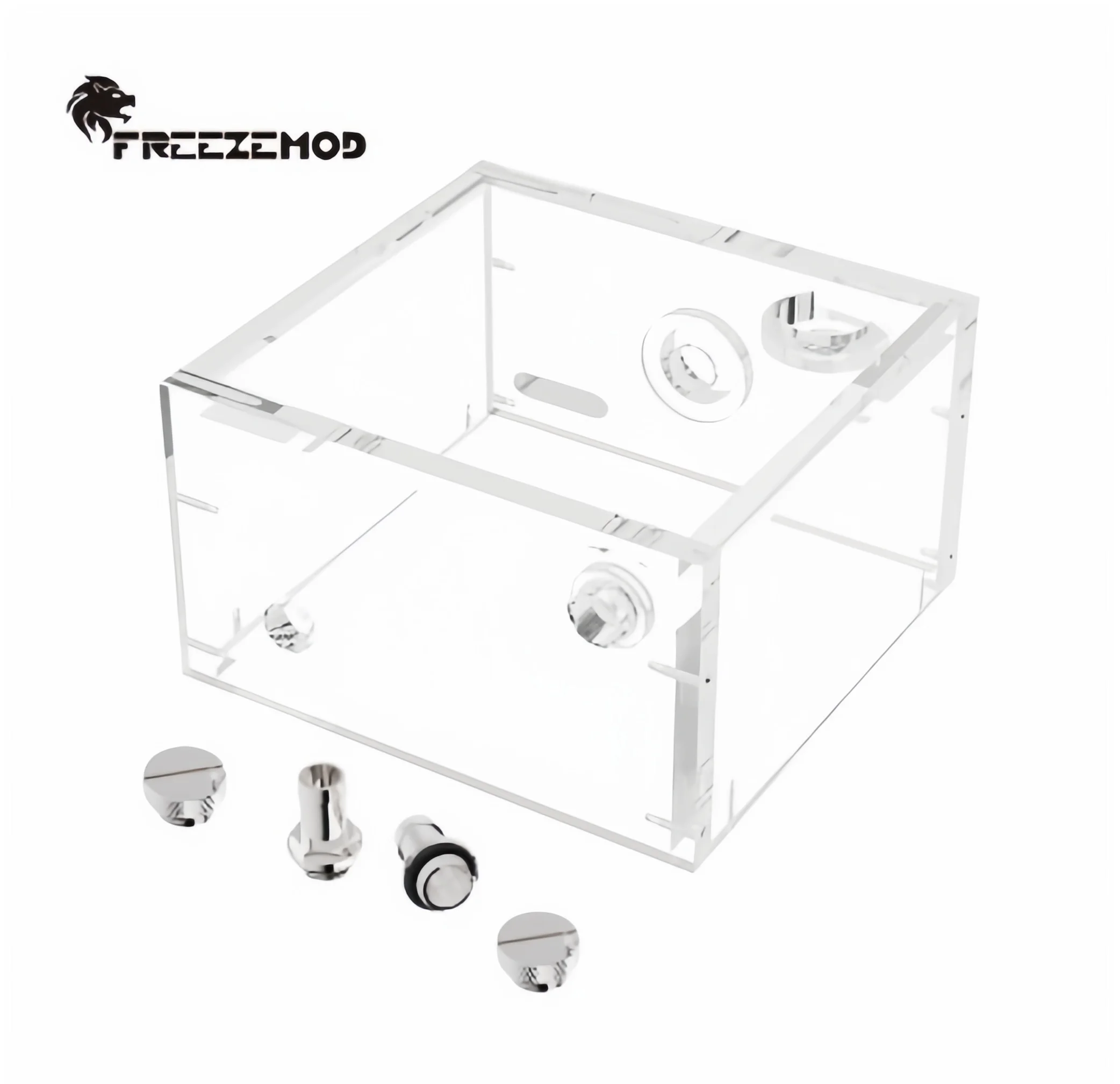 Tanque Acrílico Transparente Refrigeración Líquida PC – Doble Óptico