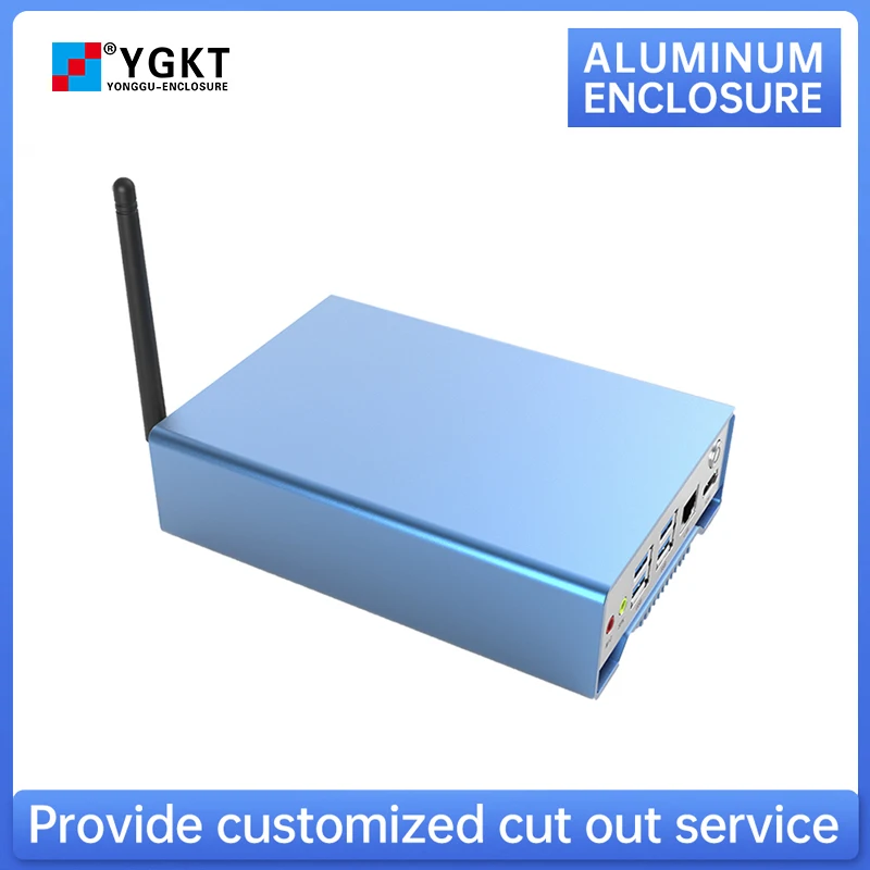 Caja controladora de aluminio para protección de equipos industriales, carcasa de placa PCB, suministro de fábrica, servicio personalizado, J36, 120x46mm