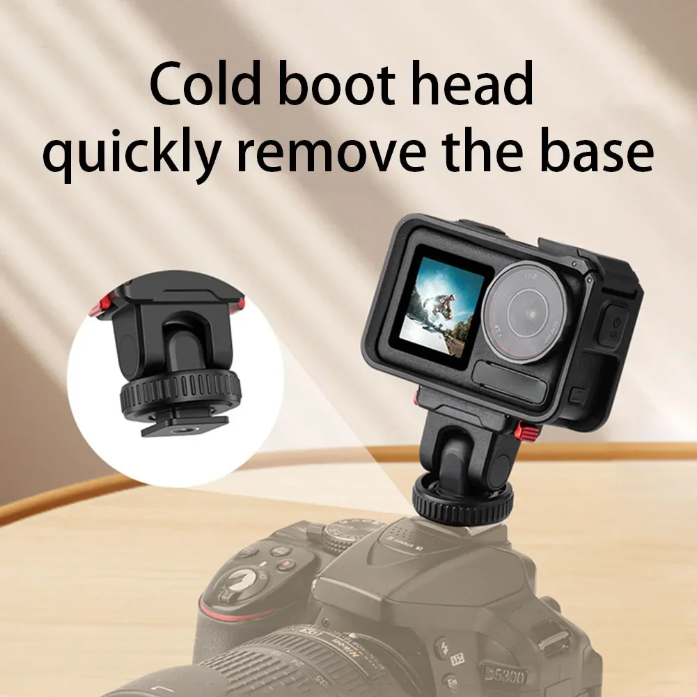 Adaptador de montaje de soporte de cámara magnética, soporte de Base magnética con orificio de rosca de 1/4 pulgadas para DJI Osmo OSMO 5 Pro/4/3, accesorios de cámara