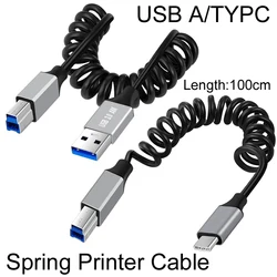 Cable USB 3,0 A a B para impresora y disco SSD externo