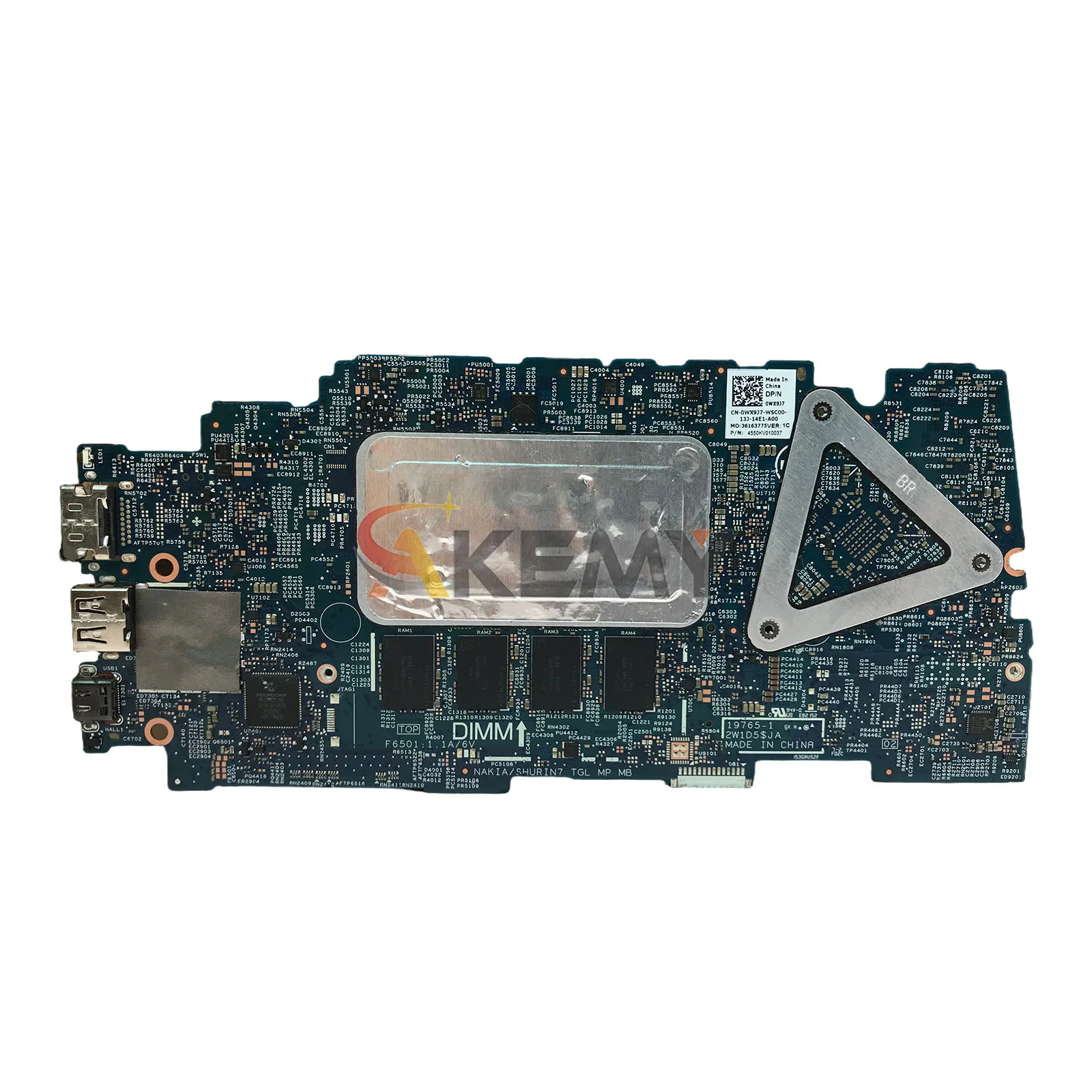 Para Dell Inspiron 7400 7300 Vostro 5301 placa base de computadora portátil 19765-1 09298W 09750J 09JX16 0X49H6 con i3 i5 i7 CPU 100% probado OK - imagen 2