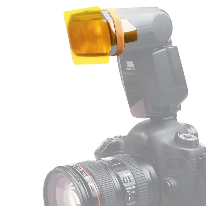 Geles de Flash universales para cámara SLR, Kit de filtro de iluminación de equilibrio de corrección de Color transparente para estudio fotográfico, accesorio DSLR, 20 Uds. - imagen 3