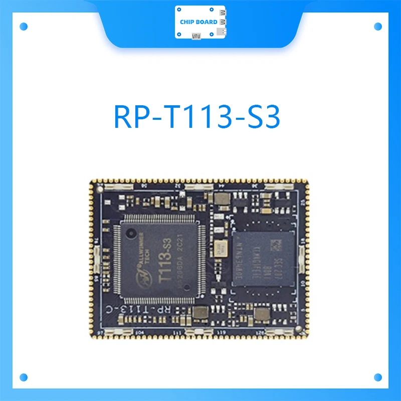 Placa de desarrollo Allwinner t113-s3, placa central de t113-s3, allwinner, doble núcleo, Linux, Rongpin, rp-t113