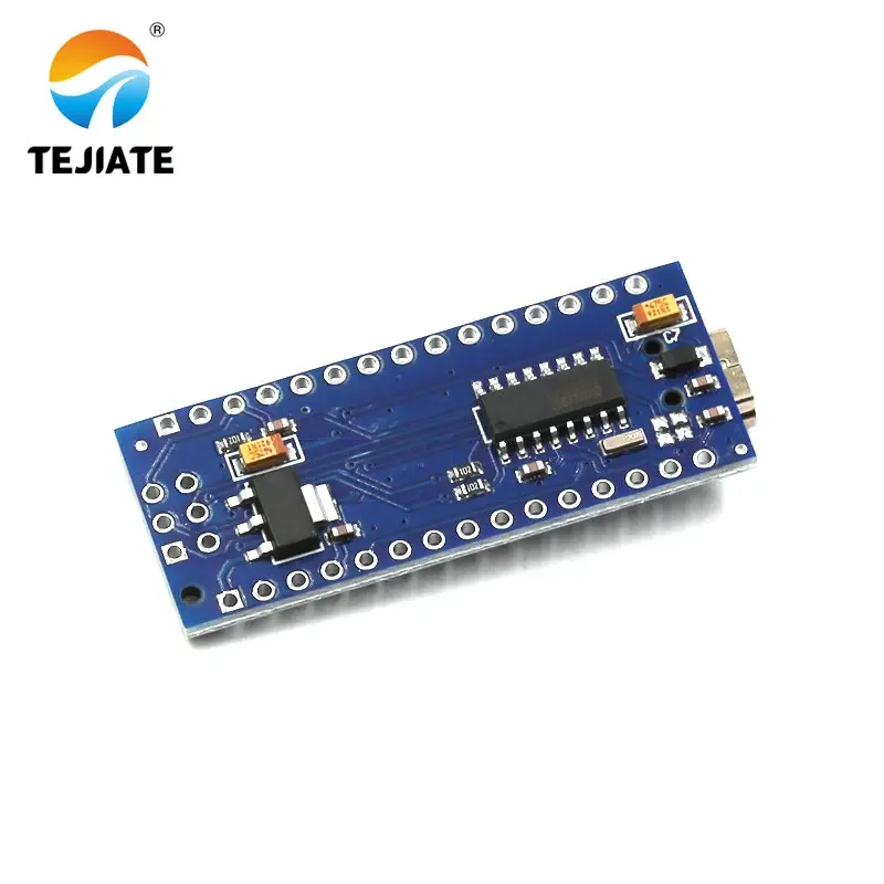 1 Uds ATMEGA328P NANO-V3.0 módulo de unidad de un solo chip USB a TTL CH340 placa Modular mejorada sin soldadura - imagen 2