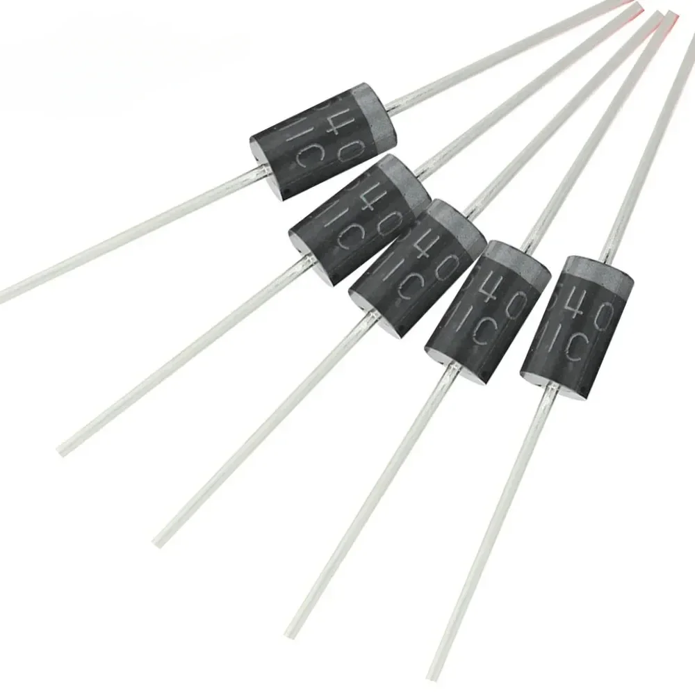 50 Uds diodo rectificador 1N5406 1N5408 DO-27 3A 600V 1000V componentes electrónicos de diodo rectificador - imagen 5
