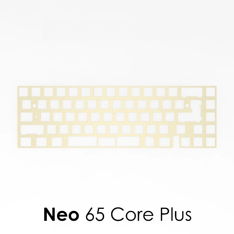 Placa de teclado Neo65 Core Plus, placa de posicionamiento de teclado de aluminio PP PEI para PC, accesorios de teclado mecánico para juegos y oficina - imagen 4