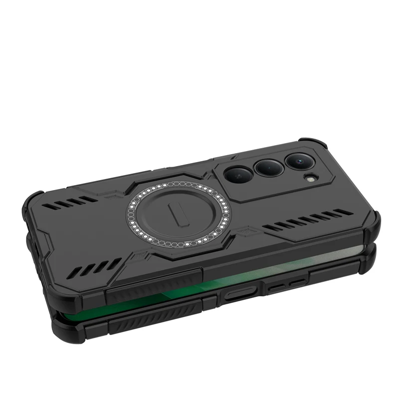 Funda de teléfono con disipación de calor para Xiaomi Redmi 15 5G Global, pieza de atracción magnética para Redmi 15 5G Global чехол, funda trasera