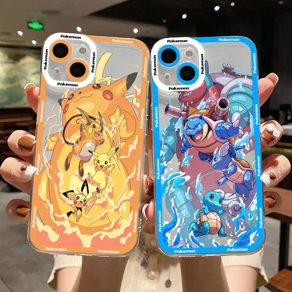 Anime nuevo Pokémons Pikachu funda Cool para Samsung A73 A72 A71 A55 A52 A51 A50 A35 A33 A32 A31 A30 A24 A23 A22 A13 A12 A05 5G - imagen 3
