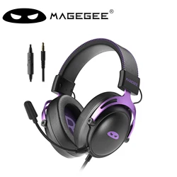 MageGee Auriculares Gaming 53mm Sobre Oreja PC PS4 PS5 Xbox