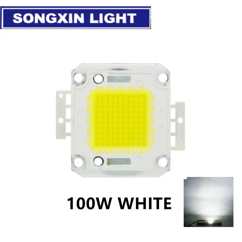 1 Uds 10W 20W 30W 50W 100W CHIP LED blanco/blanco cálido cuentas de lámpara de alta potencia integradas 24*44mil 32V-34V 3200K-6500K 600-3000MA - imagen 4