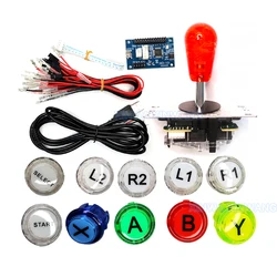 Kit Arcade USB Zero Delay para PC y Xbox 360, Joystick 8 Vías