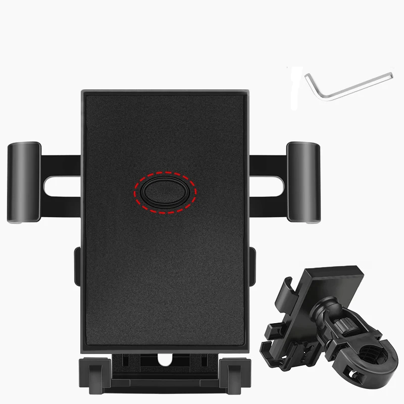 Soporte Universal para teléfono móvil de motocicleta y bicicleta de 4-6,5 pulgadas 360 ° Ver soporte para motocicleta bicicleta coche GPS a prueba de golpes - imagen 3